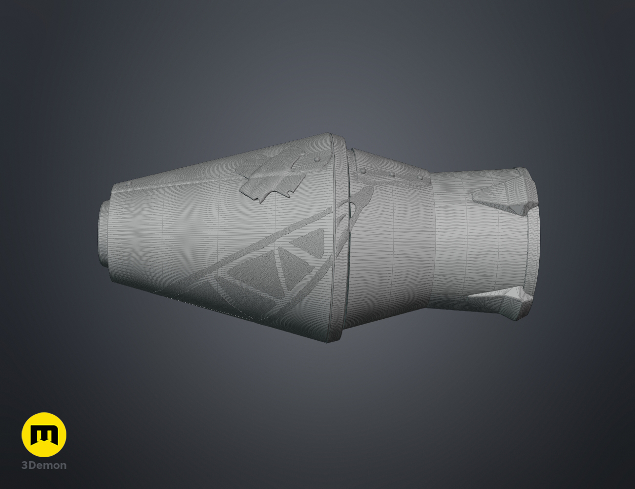 Miniatura 18 do modelo 3D Arcane Jinx rocket container