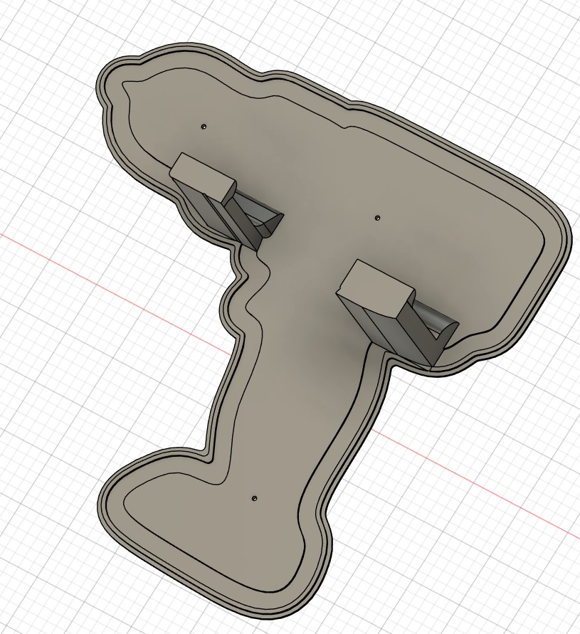 Miniatura 3 do modelo 3D wireless Screwdriver wallmount (Einhell)