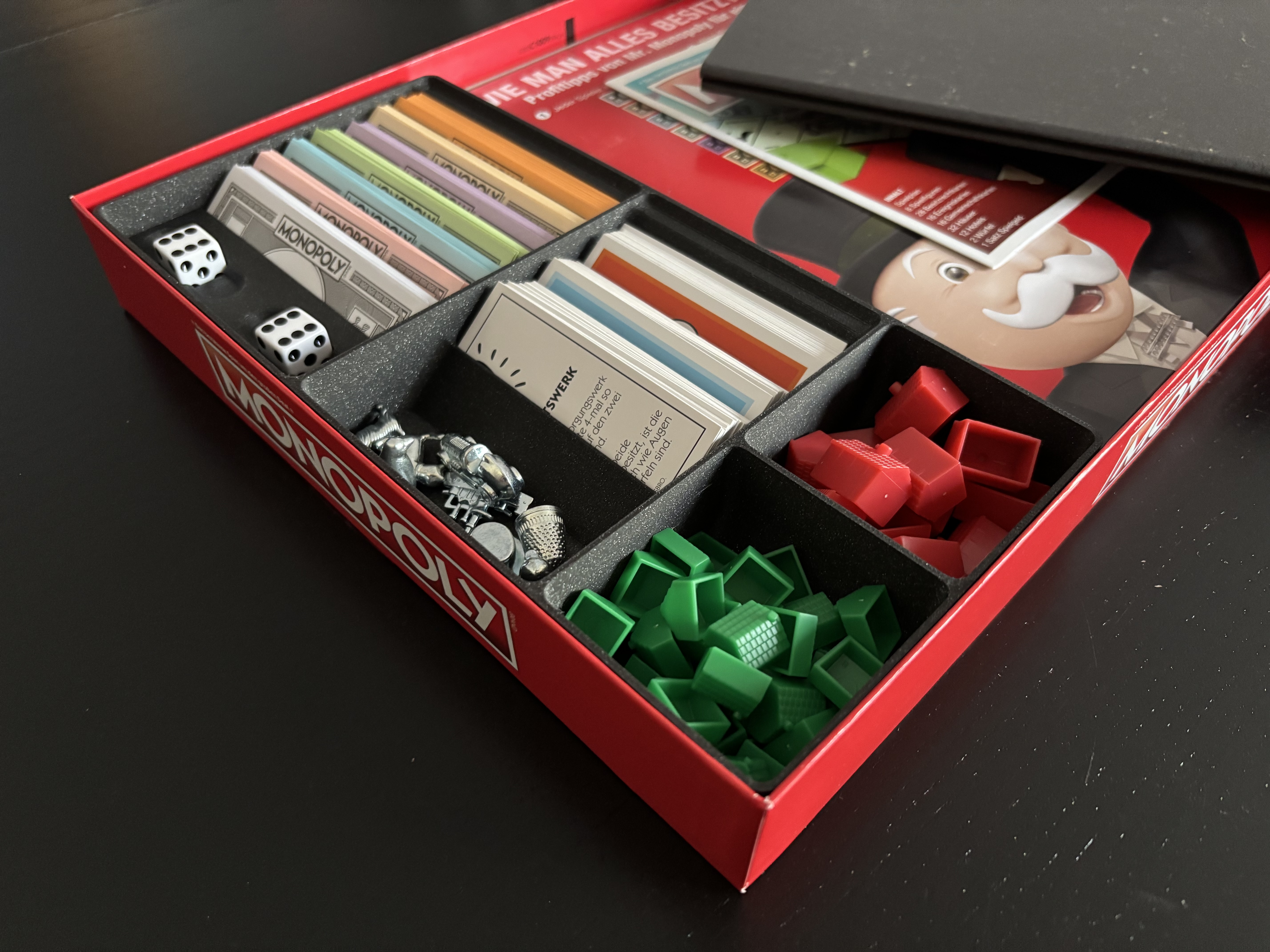 Monopoly Organizer | Tray | Inlay | Box | 255x125x37