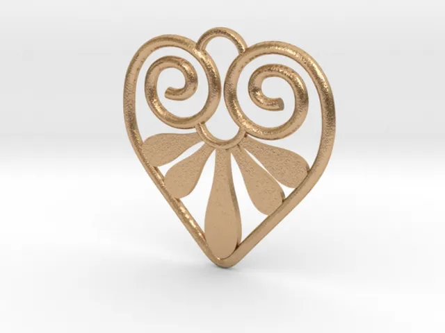 Heart shaped pendant