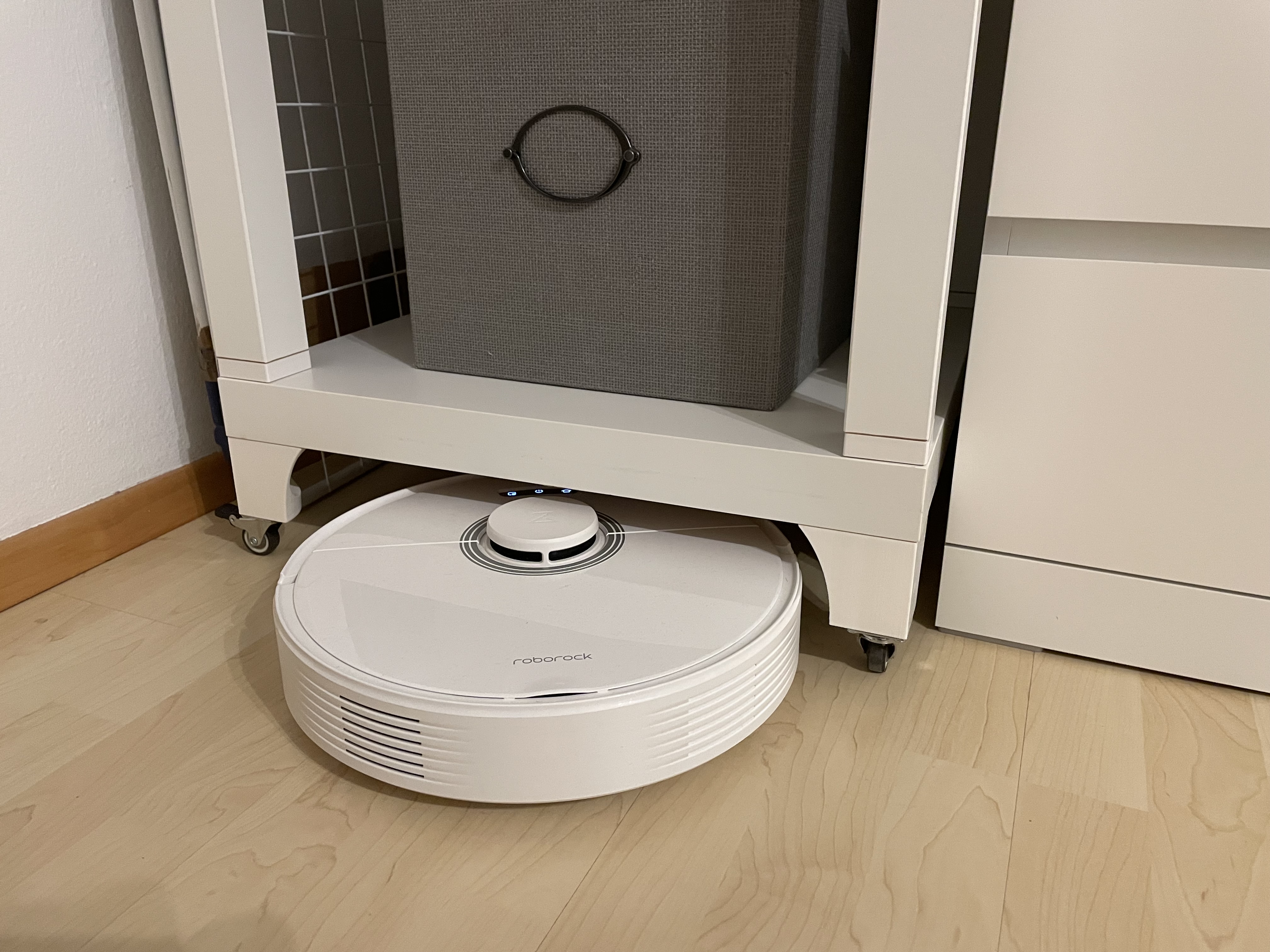 IKEA Lack Enclosure Wheel Lift for Vacuum Robot