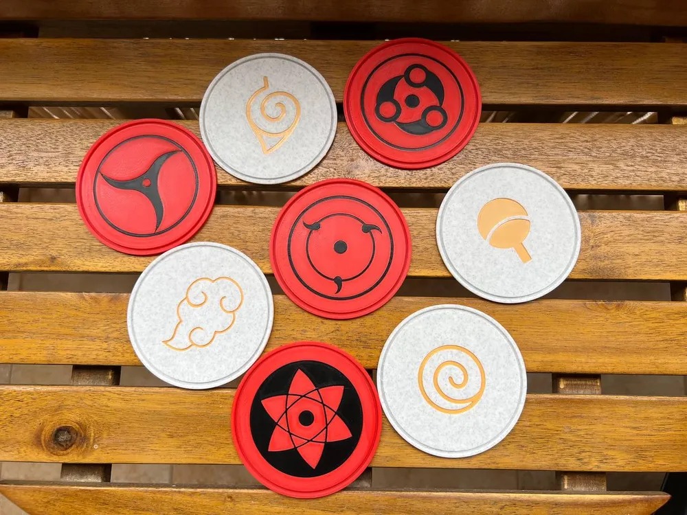 Naruto coasters.