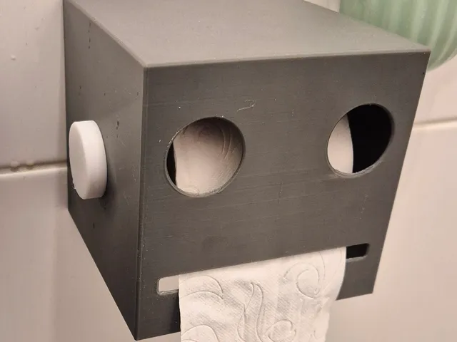 Robot head - toilet paper holder