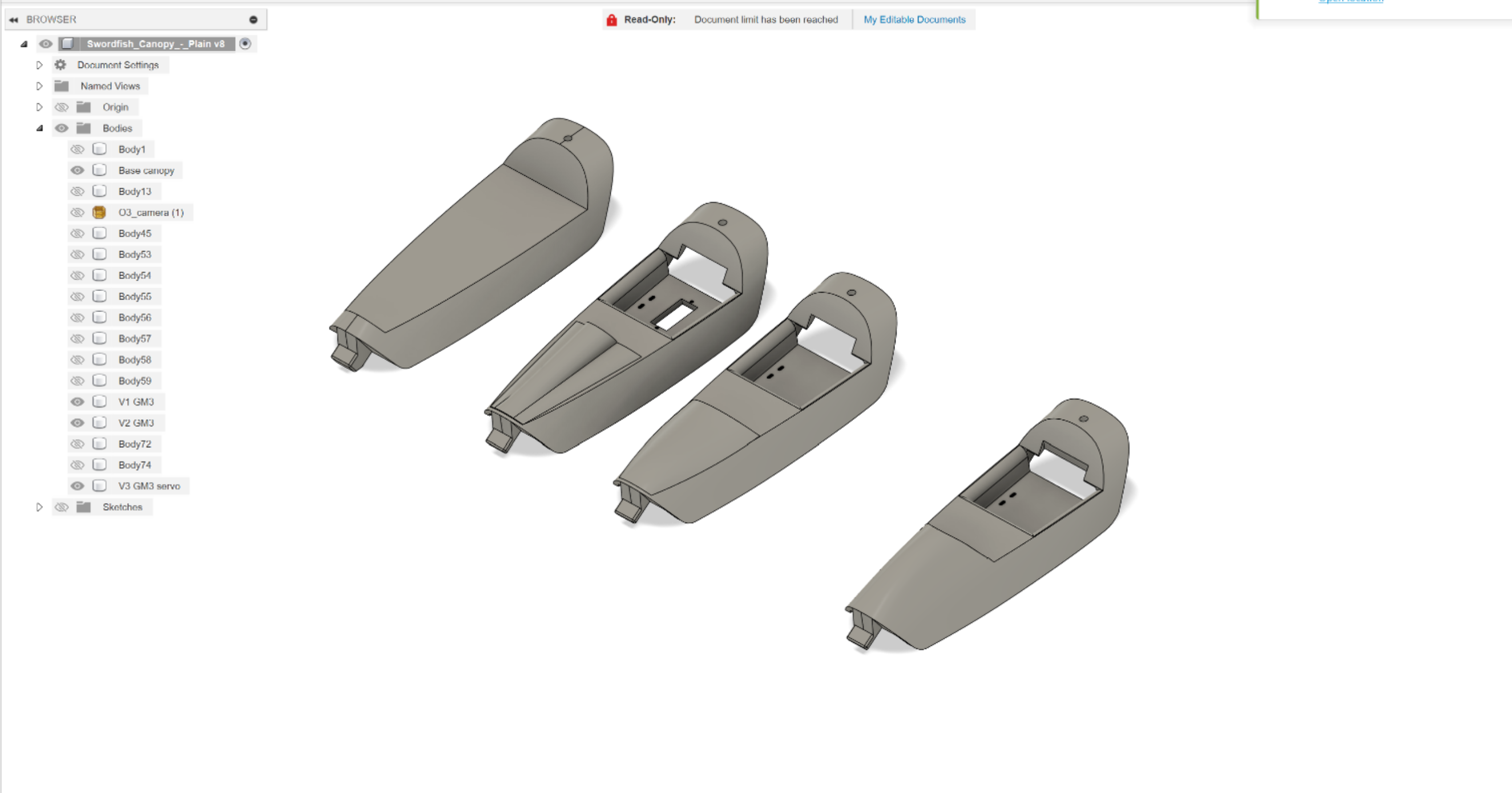 AtomRC Swordfish canopy — miniatura 3