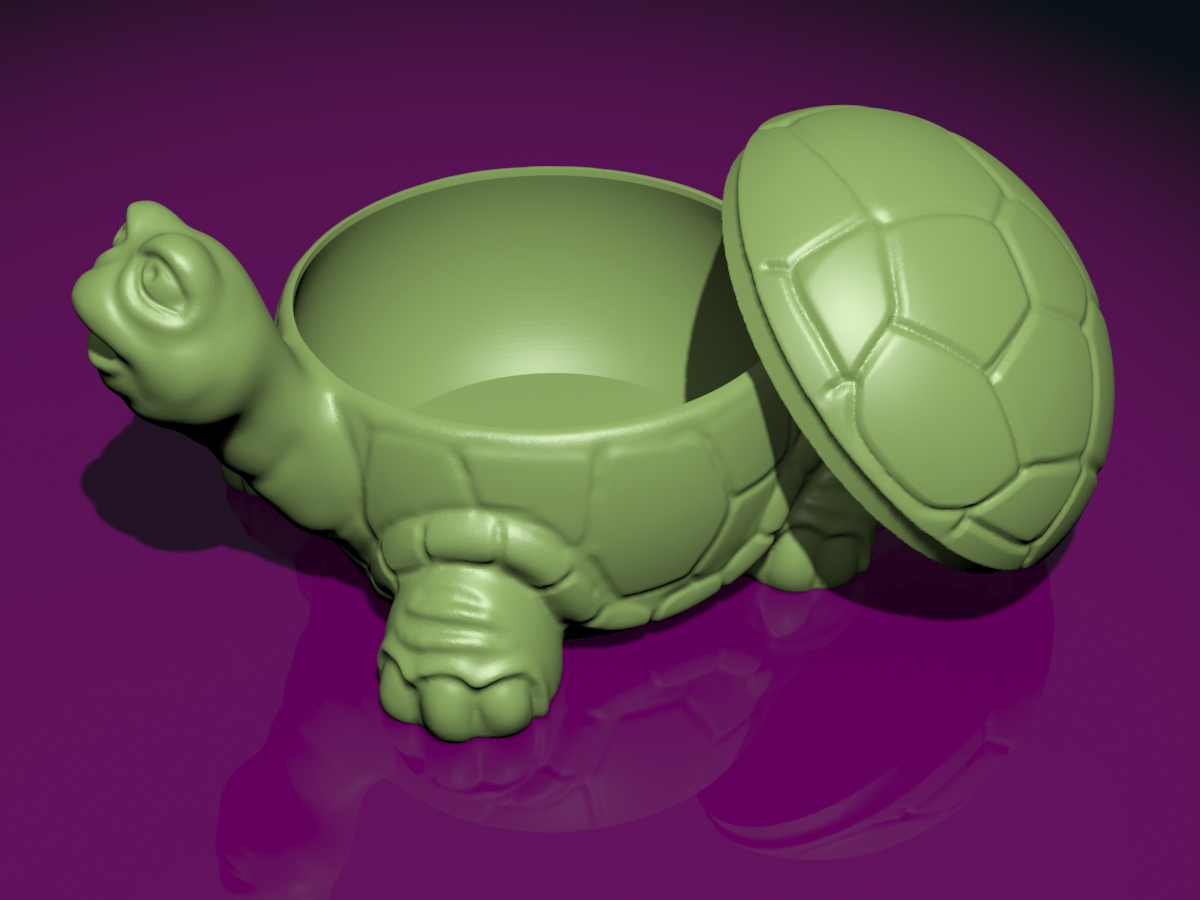 Tortoise Candy Dish by Jipcutter Download free STL model