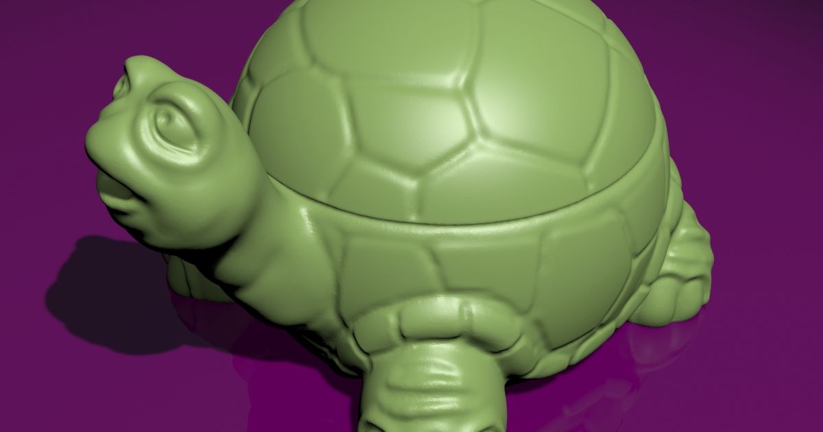 Tortoise Candy Dish by Jipcutter Download free STL model
