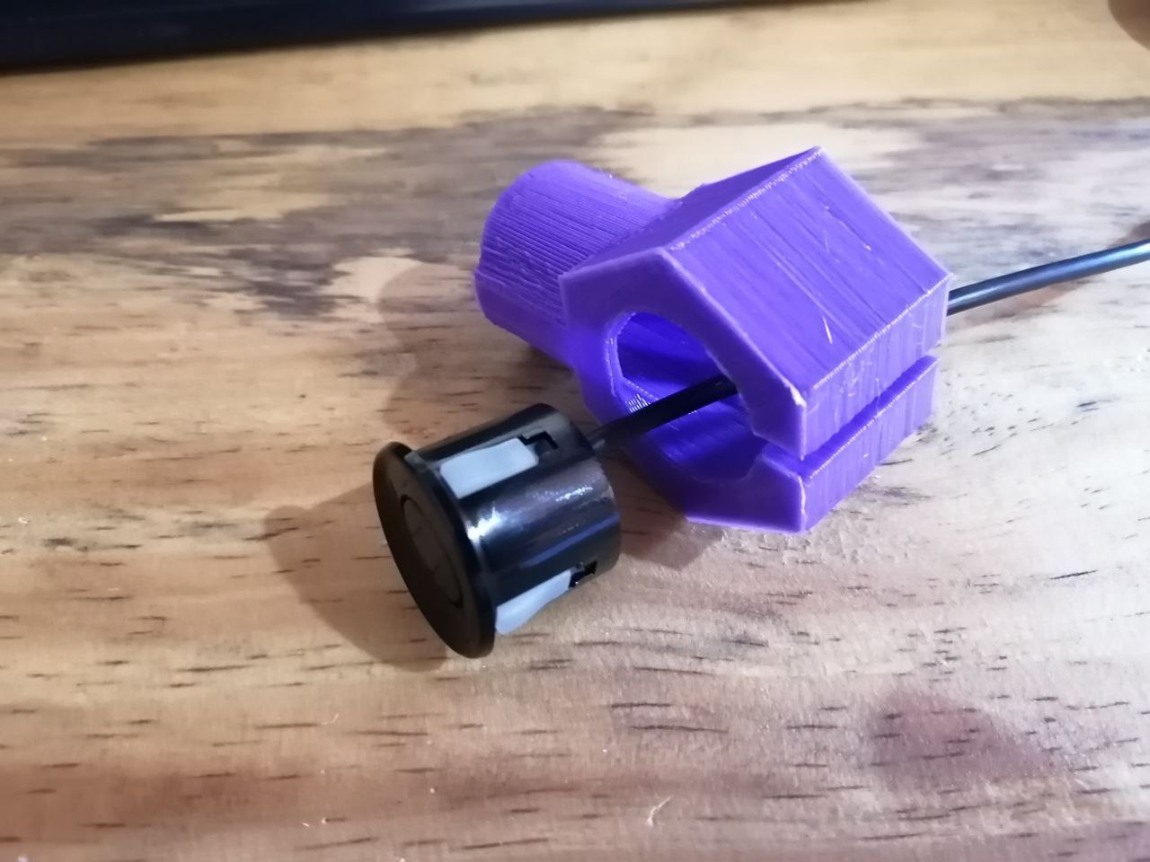90º Ultrasonic sensor holder