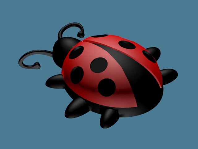 Miniatura 3 do modelo 3D Ladybug