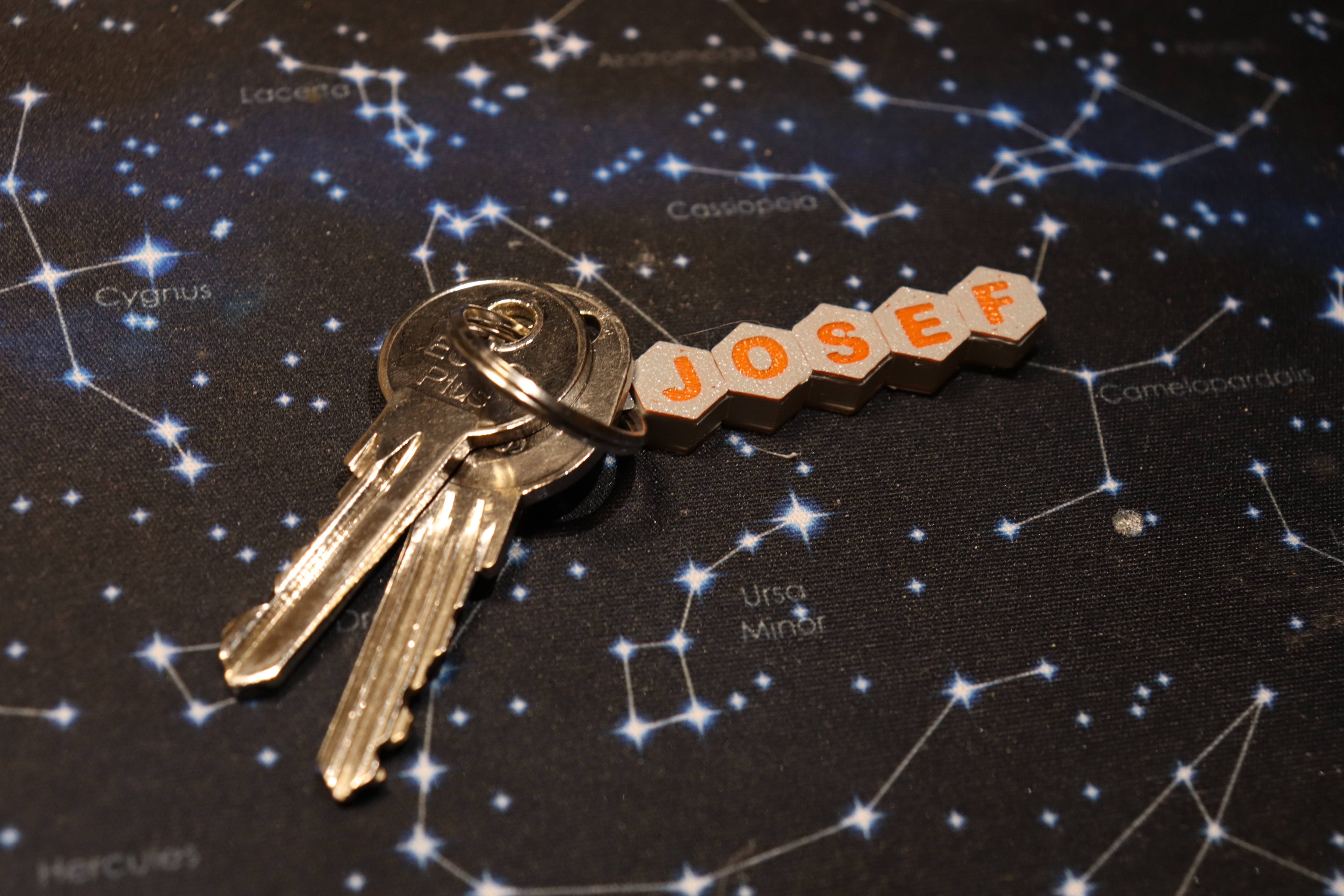 -Customizeable Hexagonical Keychain- — miniatura 4