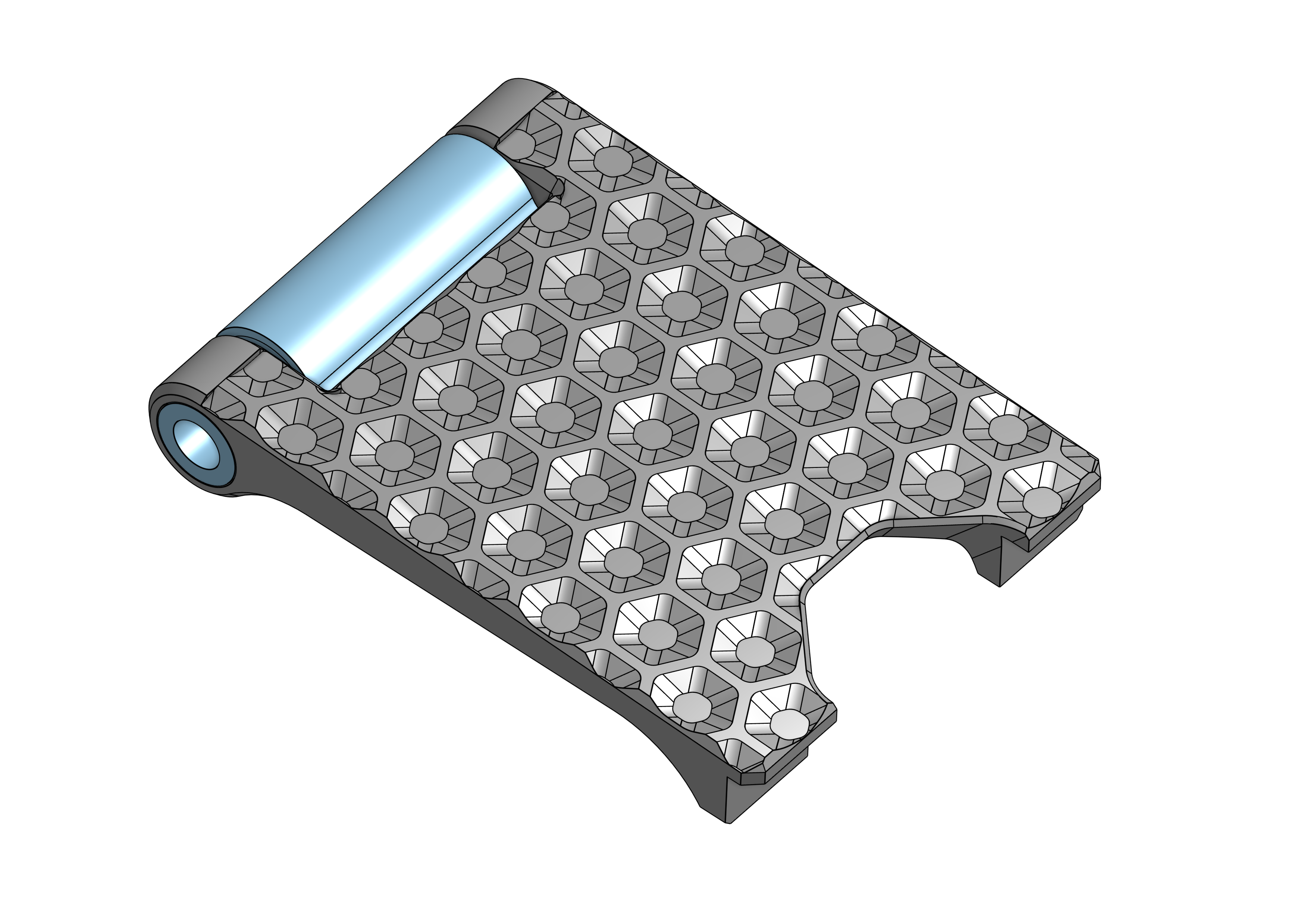 Fixation of glass lid for Qidi Plus 4