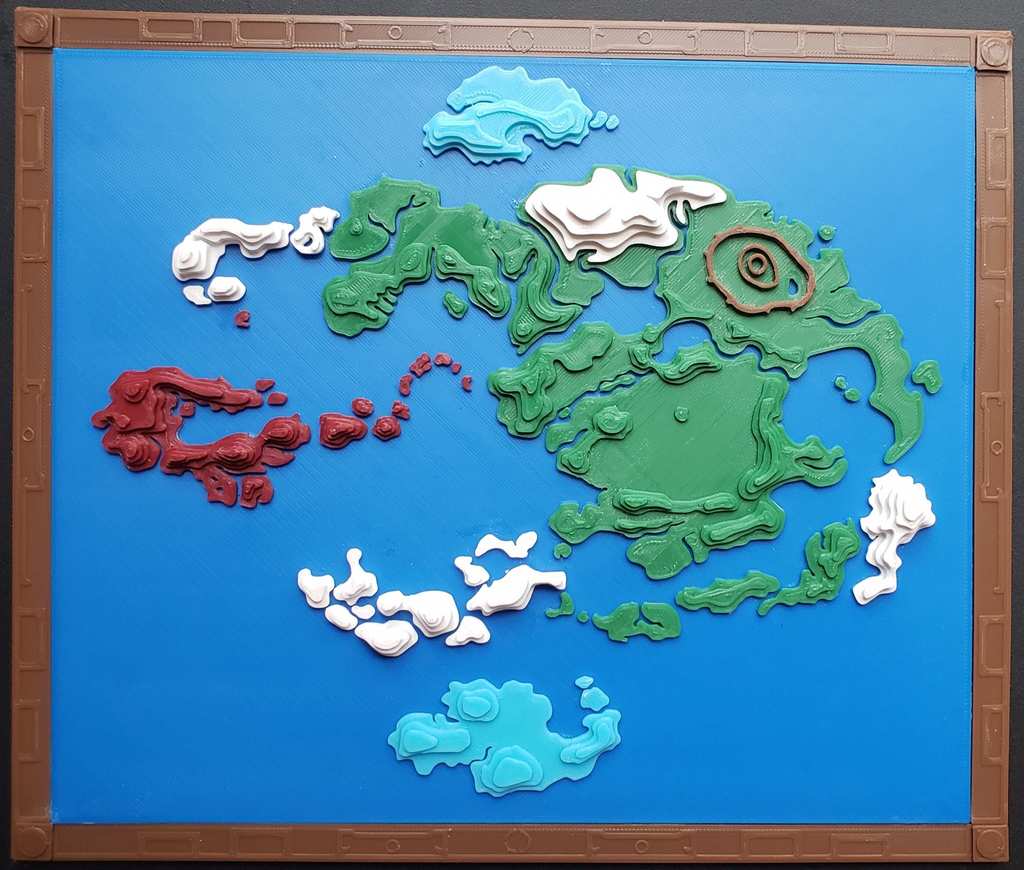 Avatar: The Last Airbender - Contour Map