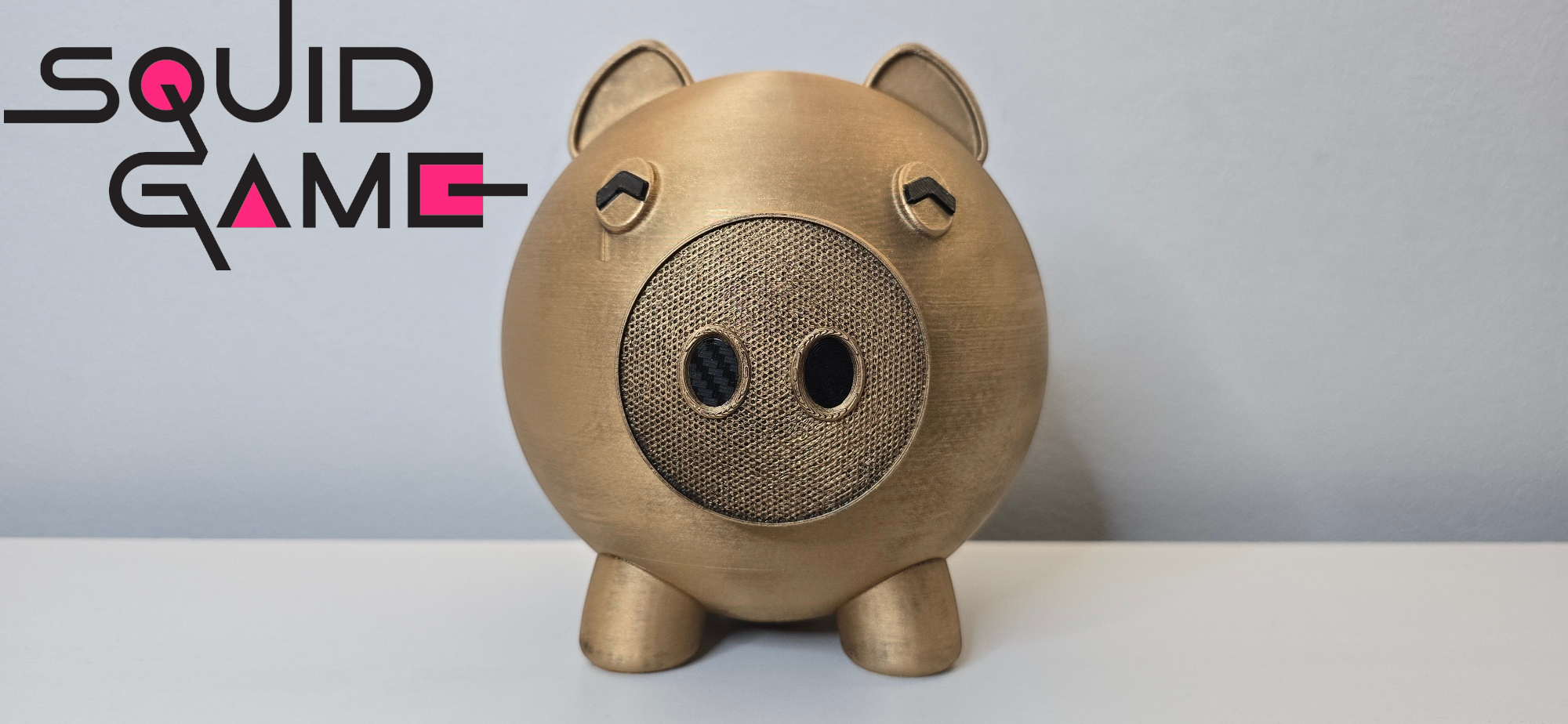 Squid Game Gold Piggy Bank