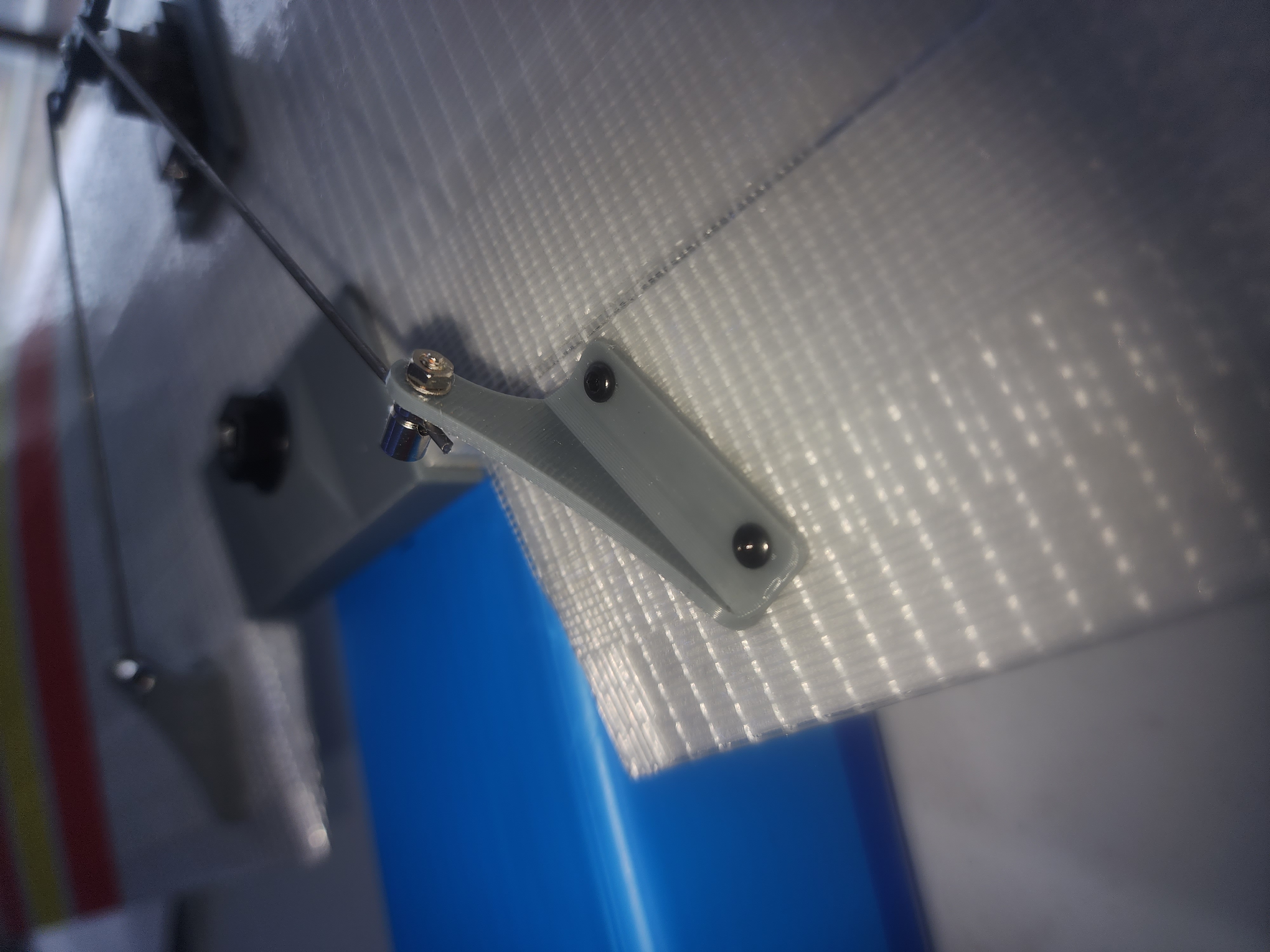 RC Airplane Control Horn Screw-On with Backer