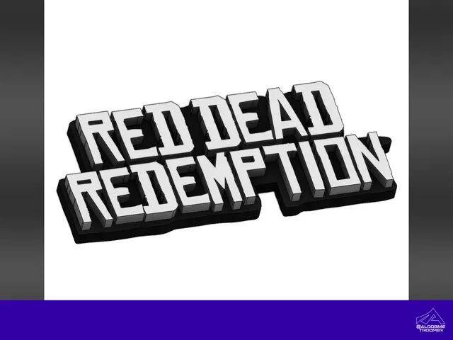 Red Dead Redemption 3D logo
