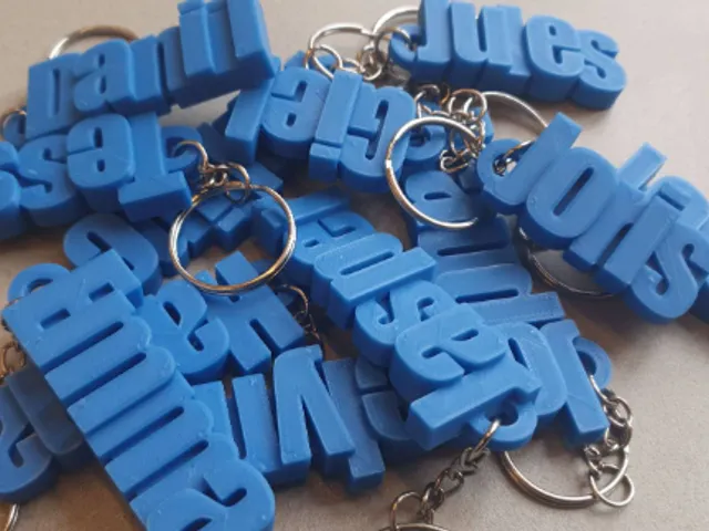 Custom 3D Keychain