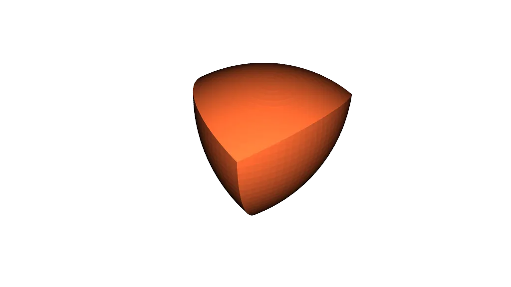 Constant width solid by Gamma4D | Download free STL model | Printables.com