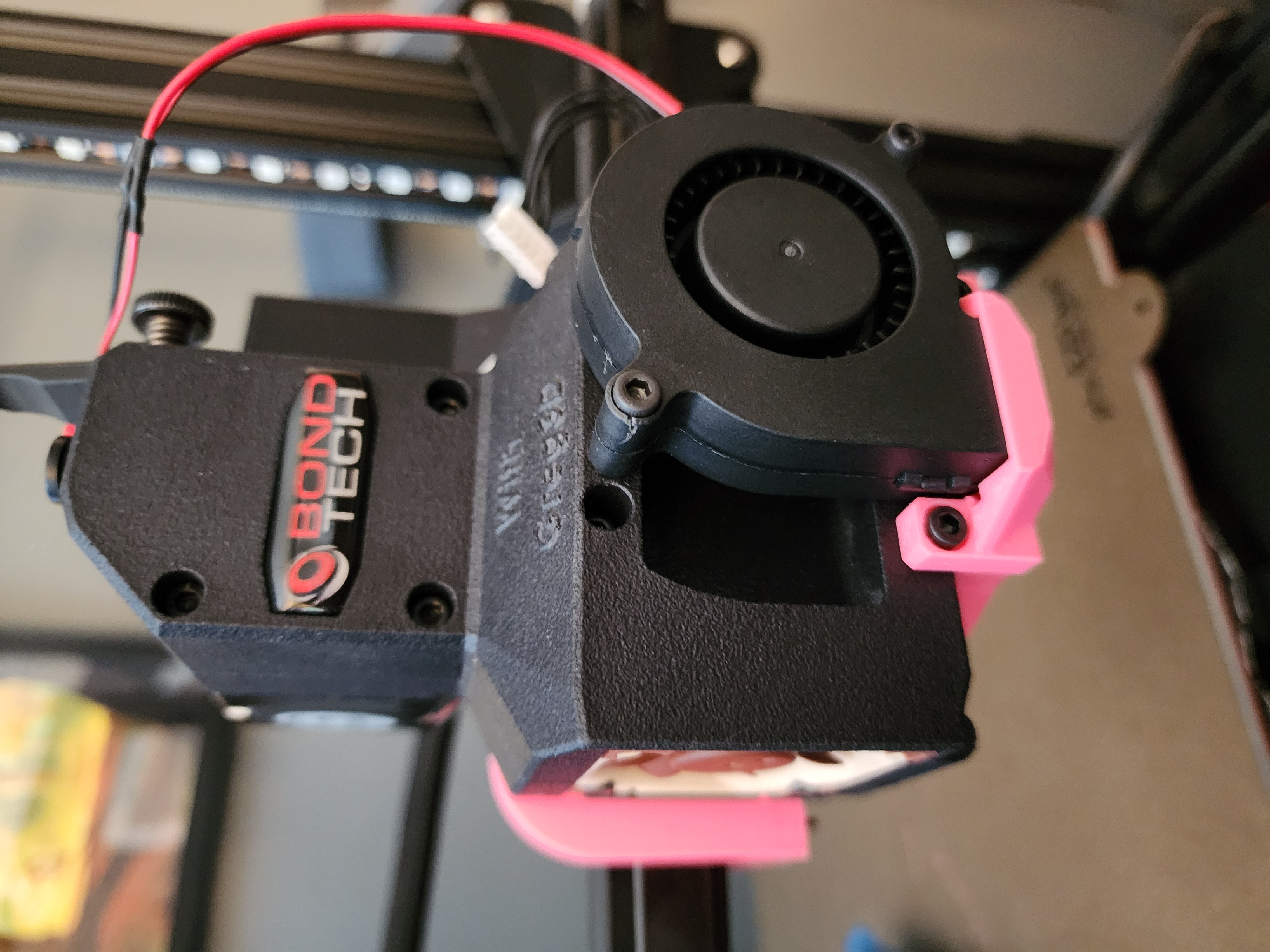 Replacement fan shroud for Bondtech DDS Gen II CR-10S
