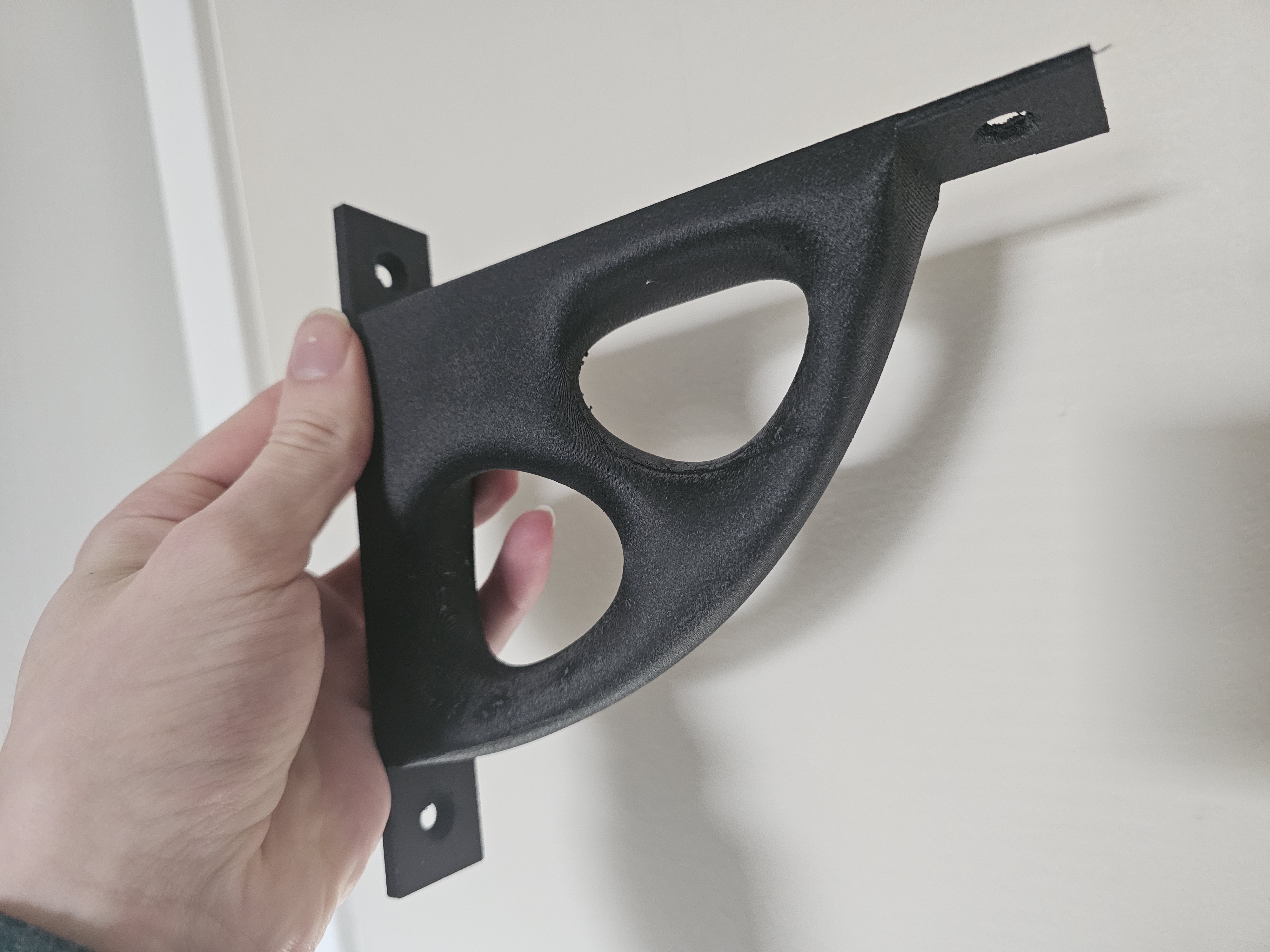 Miniatura 2 do modelo 3D Organic Shelf Bracket