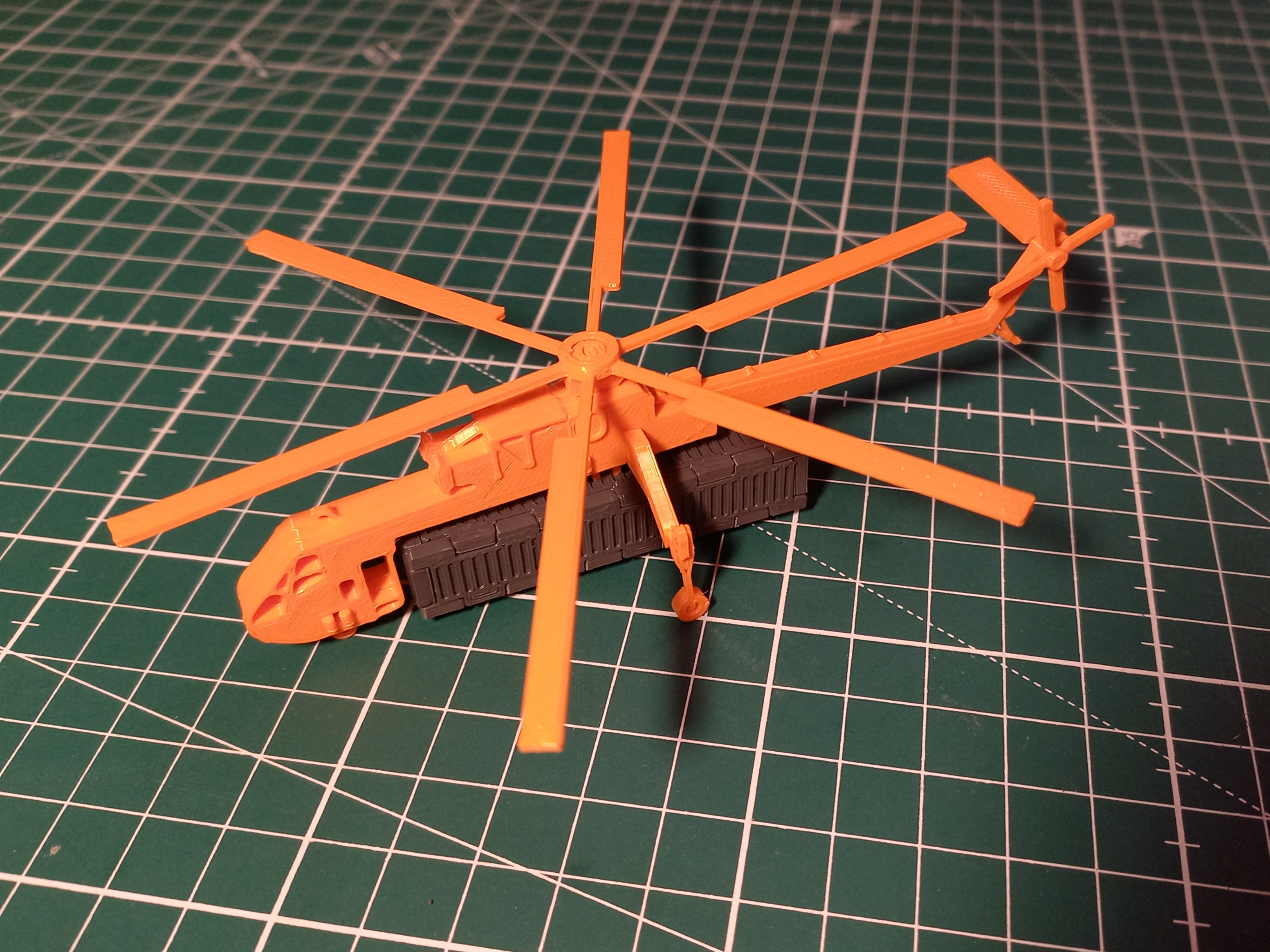 Sikorsky S-64 Skycrane Kit Card + Cargo