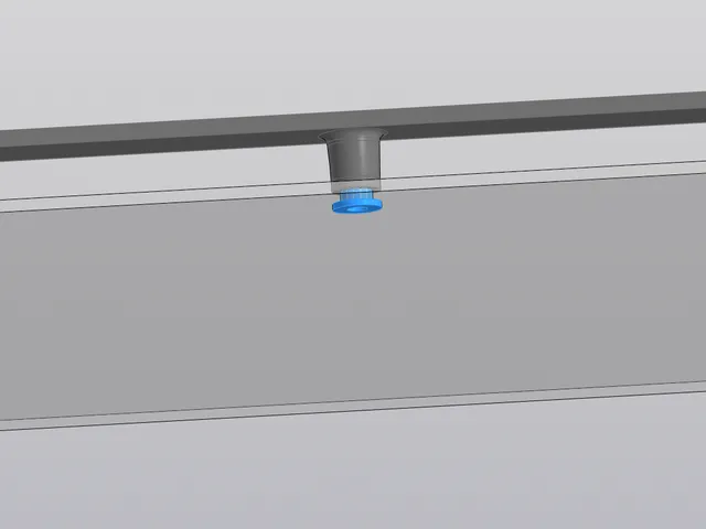 Side wall enclosure handle