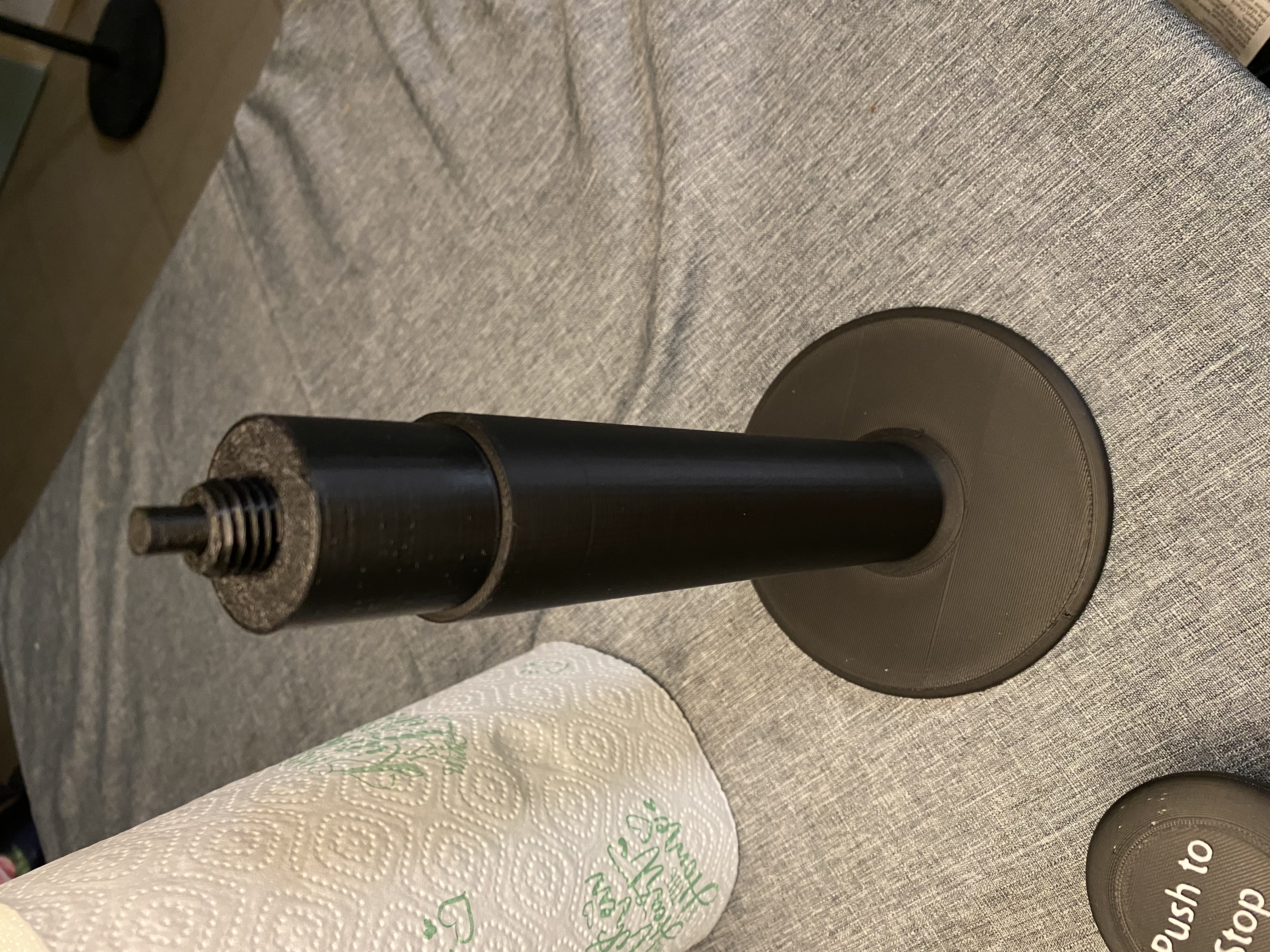 Küchenrollenhalter mit Stop Funktion Verbesserte 23 und 26cm Version