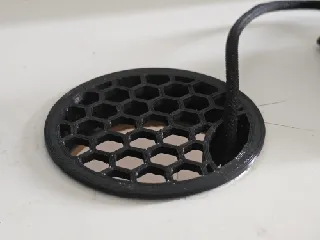 Desk Hole Hex Pattern