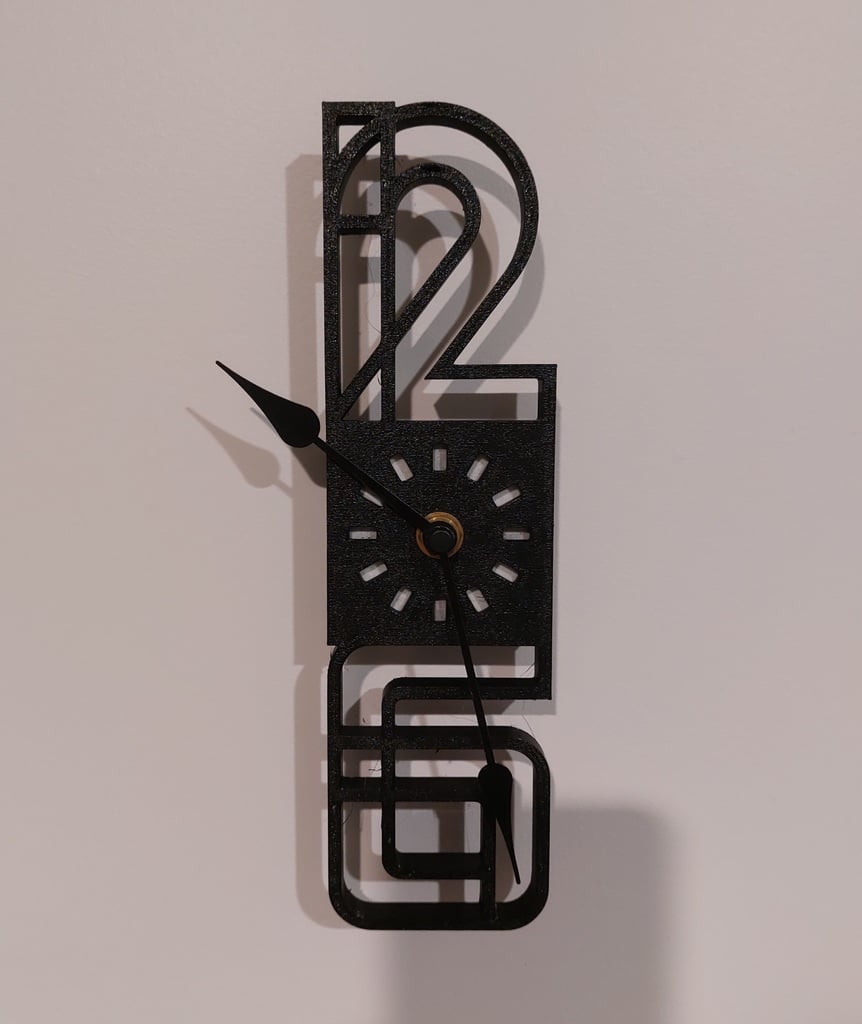 Hollow Decorative Clock - small