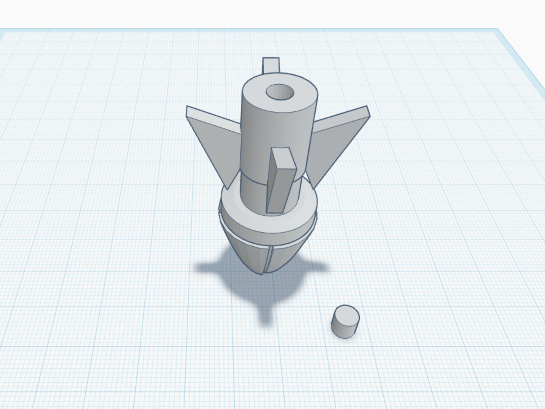 a prototype splitting mortar shell