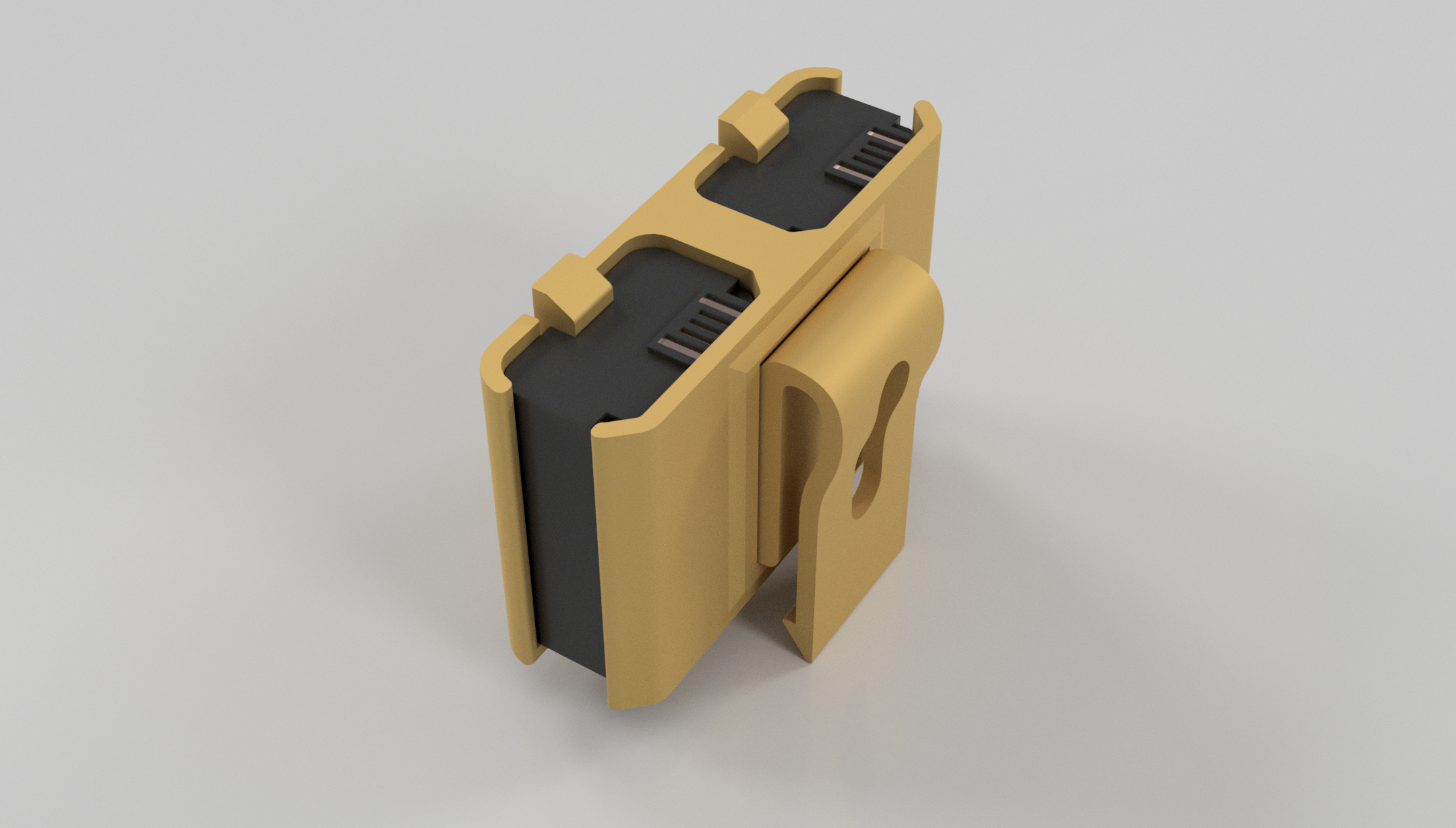 Sony camera battery holder with clip (NP-FV50)