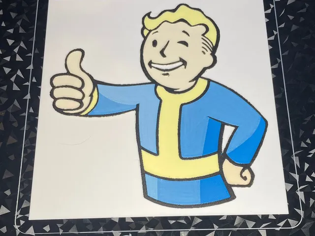 Vault Boy thumbs up HueForge
