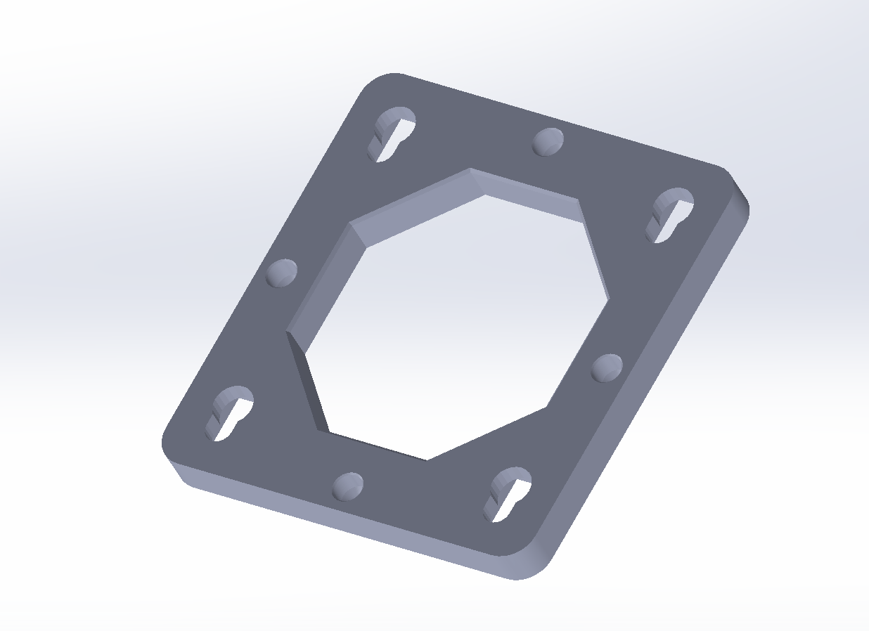 VESA Mount on wall mounting