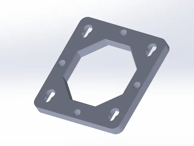 VESA Mount on wall mounting