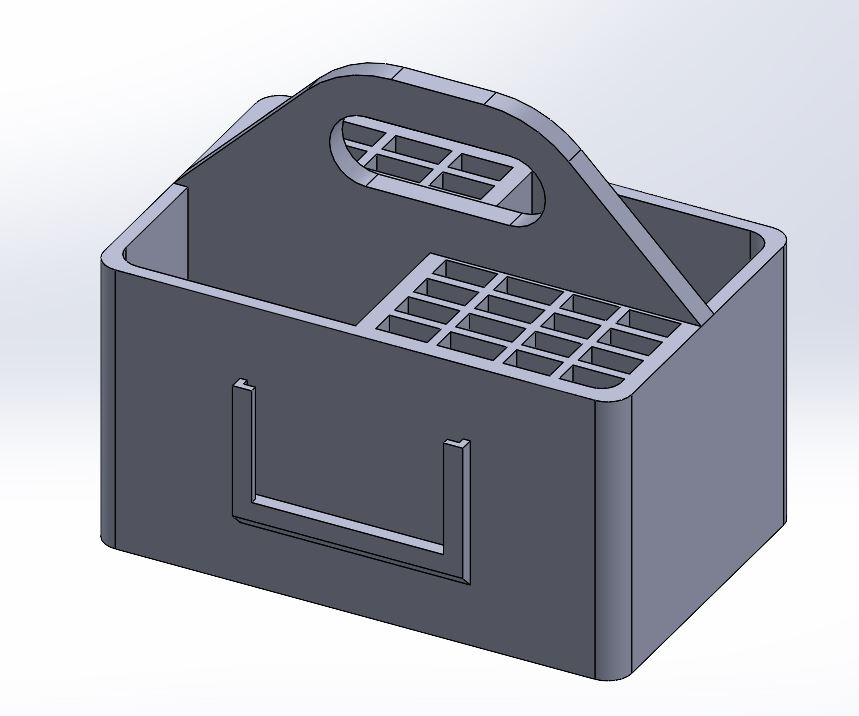 customizable pen/pencil container