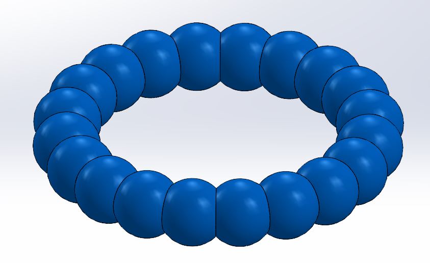 Bracelet/teething ring