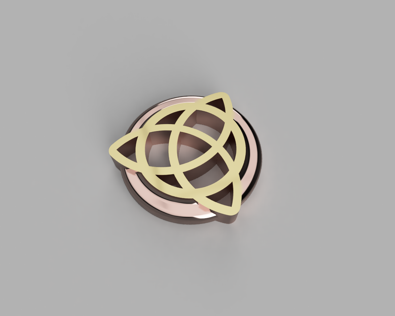 Triskelion - celtic keychain- pendant