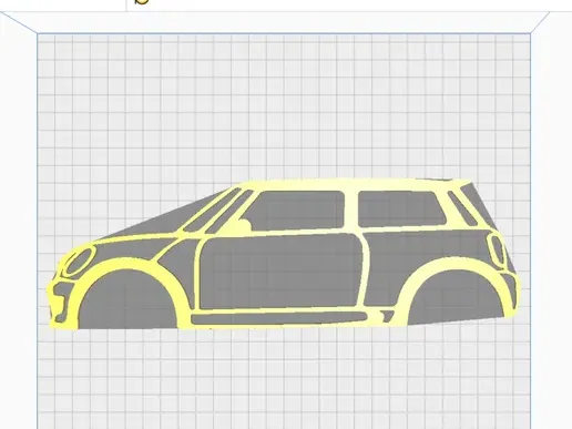 mini cooper s lineart