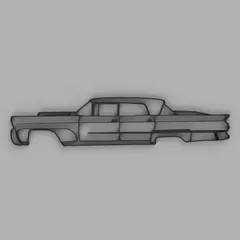 lincoln continental 1958 lineart