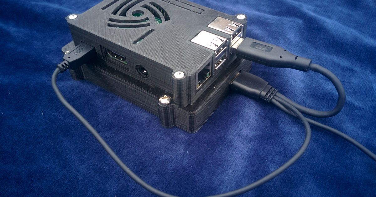 Case for Raspberry Pi and PiDrive by Tom C | Download free STL model ...