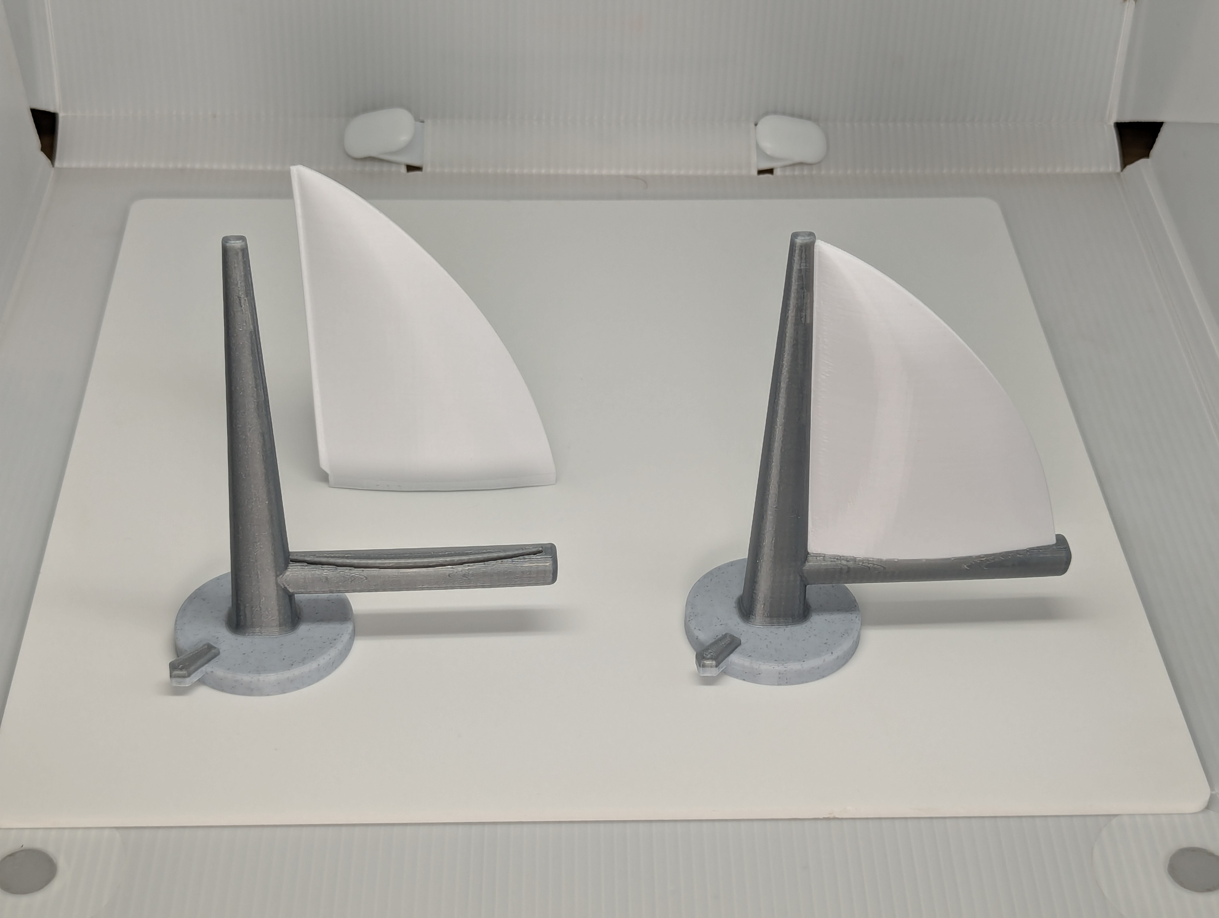 Educational Sailboat Toy With The Sail And Mast Separated