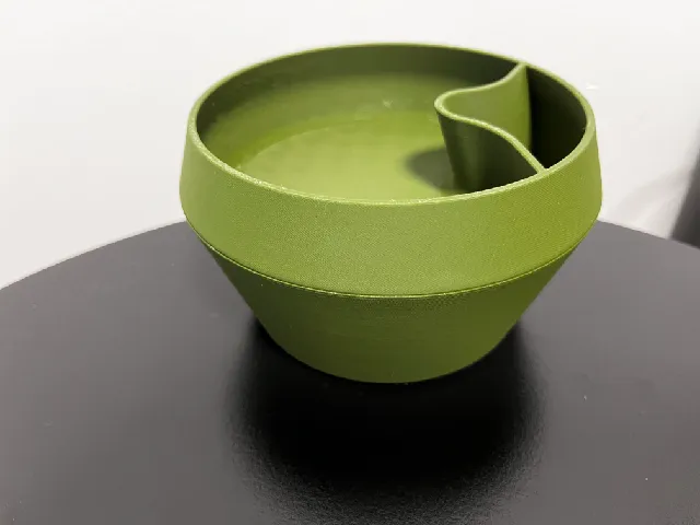 Pistachio bowl without supports