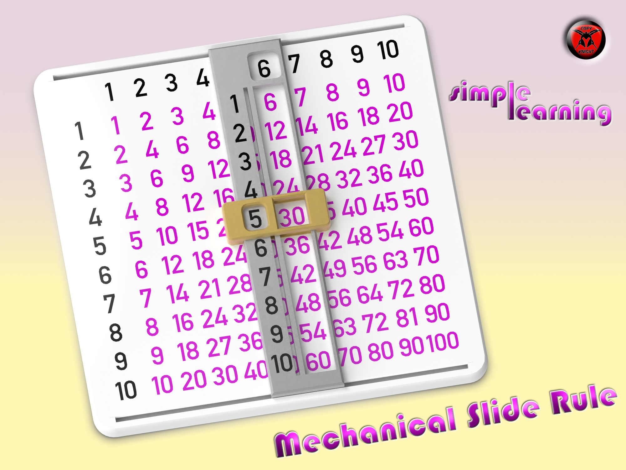 Mechanical Slide Rule - simple learning — thumbnail 2