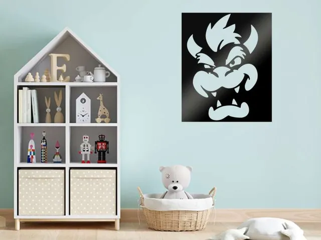Bowser Mario Bros Wall Art