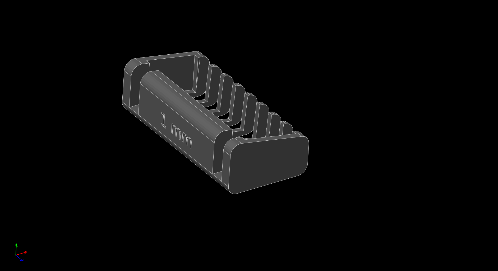 Miniatura 4 do modelo 3D Philips OneBlade comb