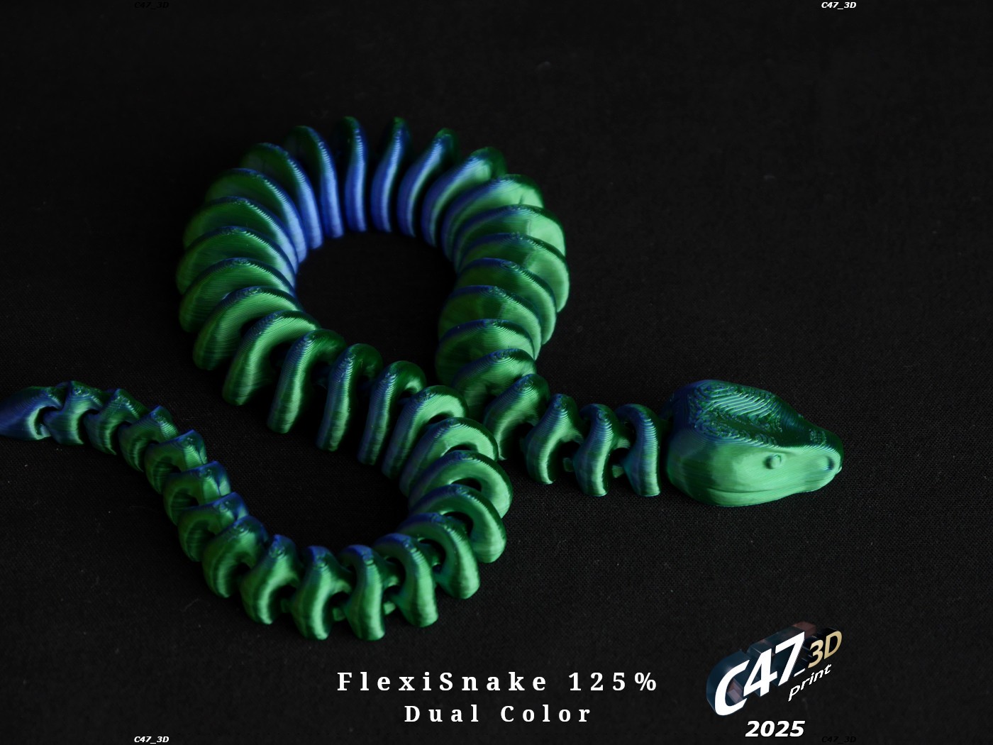 Miniatura 6 do modelo 3D Flexi Snake