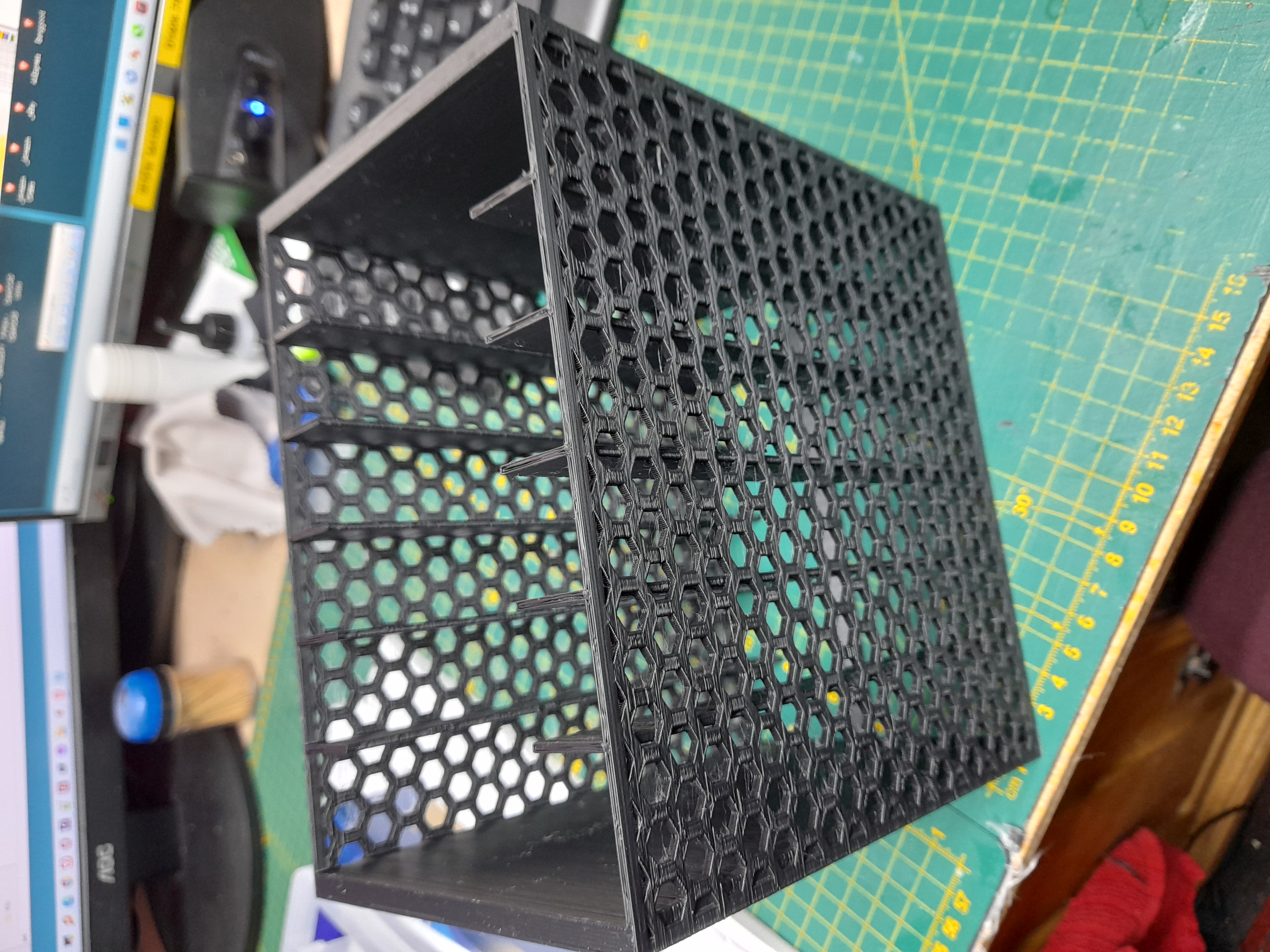 175x155 Storage rack for small parts boxes