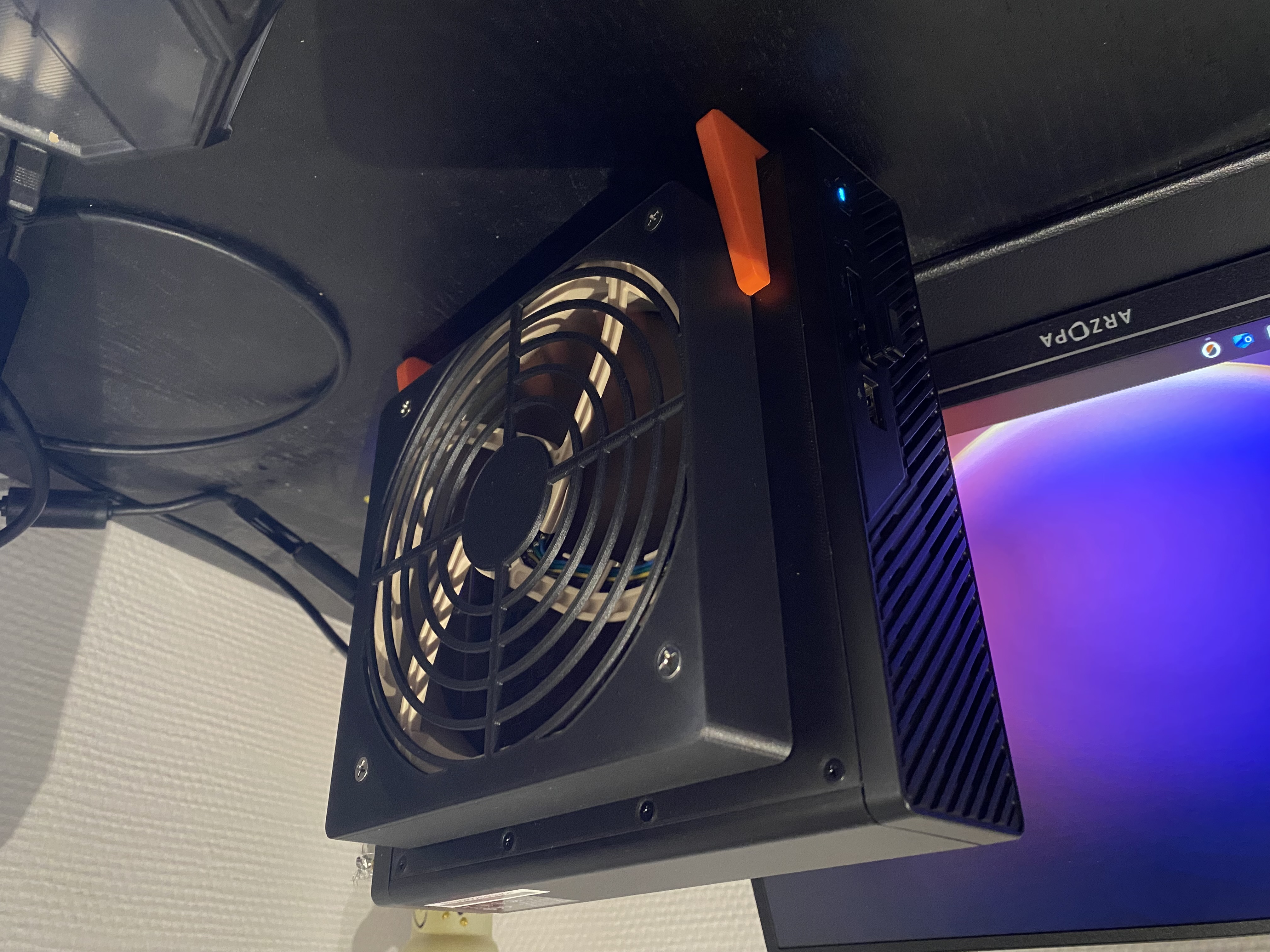 Minisforum MS-01 Exhaust fan adapter 140mm