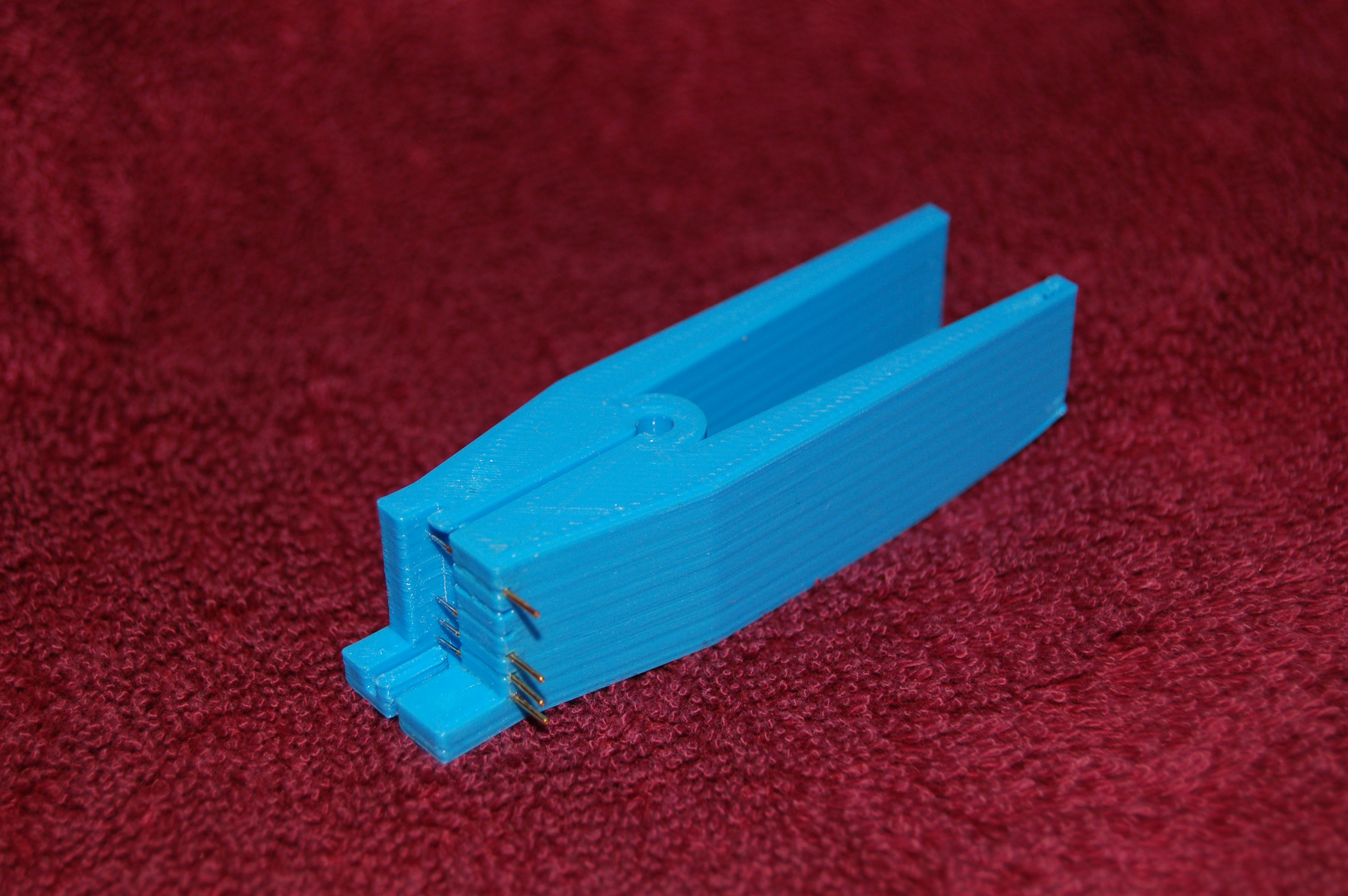 Pogo-pin programming clip for Sonoff S31 modules