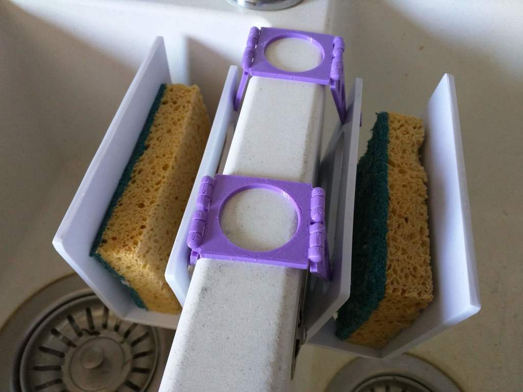 Miniatura 4 do modelo 3D Hook for Kitchen Sponge Holder