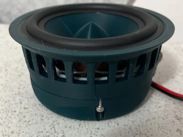 Kepler 3D-Printed 4 Inch Full-range Speaker Driver