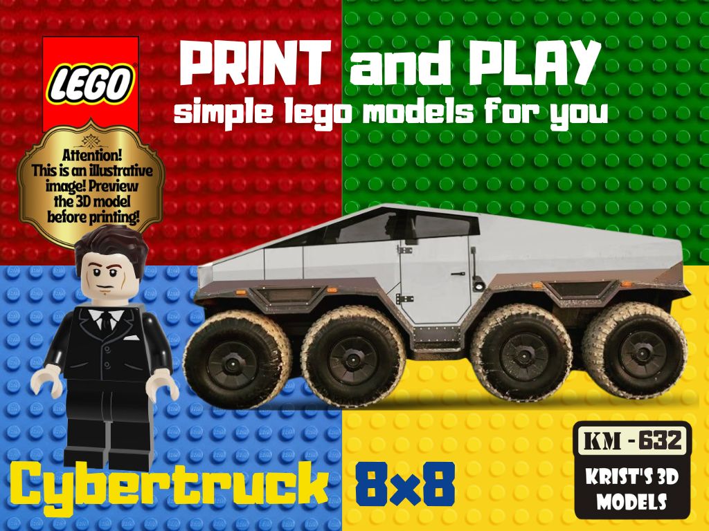 LEGO TESLA CYBERTRUCK 8x8
